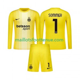 Maillot/Tenue Inter Milan Yann Sommer 1 Gardien Enfant Exterieur 2025/2026 Manche Longue